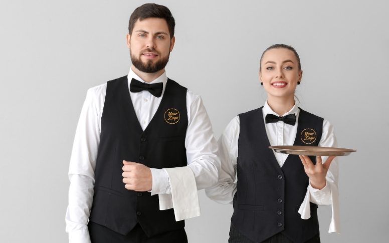 hospitality staff logo uniforms