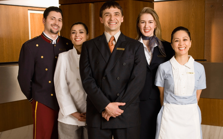 hotel staff logo uniforms