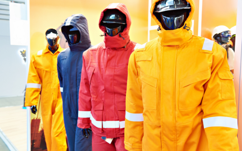 different color safety coverall suit