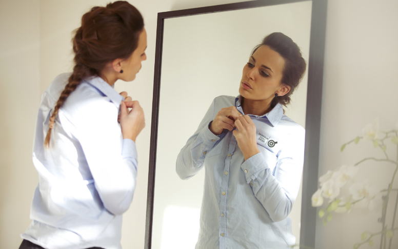 women shirt with logo