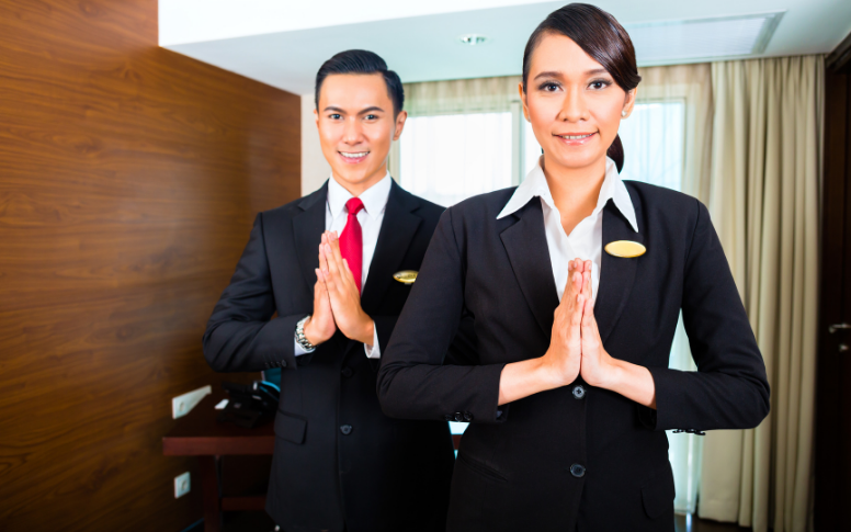 hotel staff professional uniform