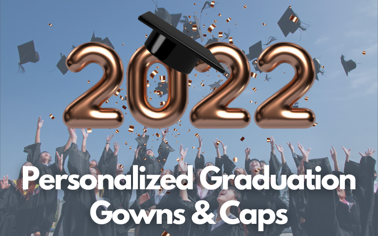 personalized graduation gown and cap uniform tailor