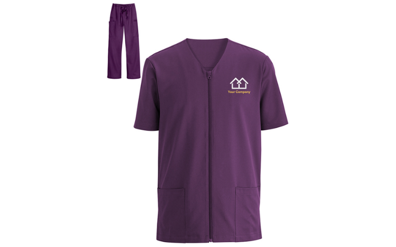designer two piece housekeeping uniform set
