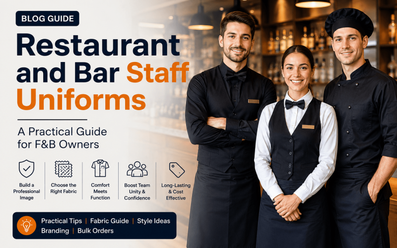 Restaurant and Bar Staff Uniforms — A Practical Guide for F&B Owners